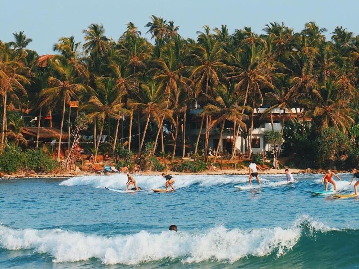 Вилла Blue Ocean Tree House Hiriketiya Диквелла Экстерьер фото